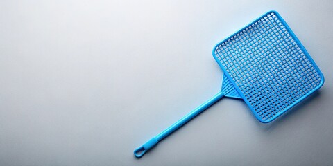 Plastic fly swatter on background, fly swatter, plastic, tool, pest control, household, equipment,isolated, swat, swiping, bug, insect