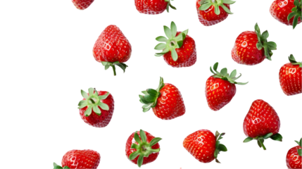 strawberry isolated on a transparent background