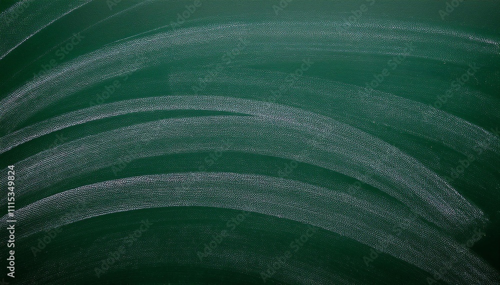 Poster a textured green chalkboard with white chalk marks, creating curved lines across the surface.