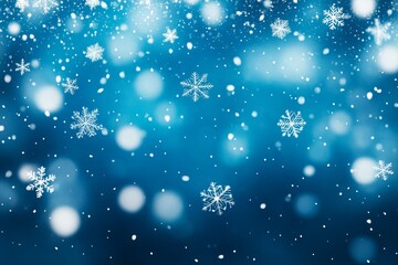 Obraz premium Enchanting Christmas Background Frosty Winter Landscape in a Snowy Forest, Serene Winter Wonderland Snow-Covered Forest for Holiday Designs, Magical Christmas Scene Icy Winter Landscape in a Snowy For