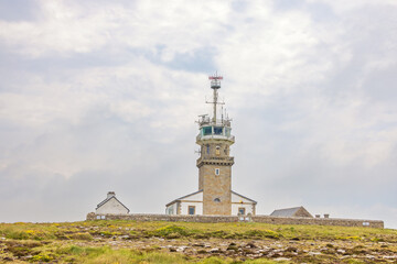 Radar station at Pointe du raz in Bretagne, France