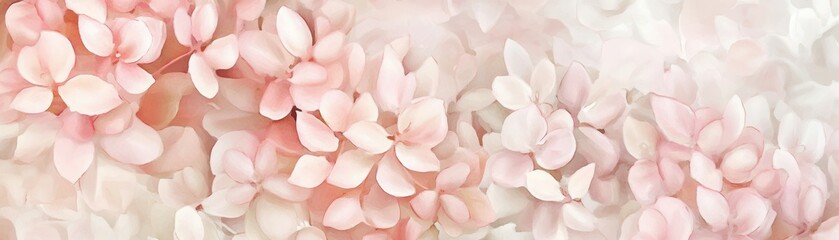 Obraz premium Delicate Seamless Pattern of Pink Milkweed Flowers for Elegant Background Design