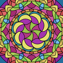 Seamless pattern. The background of simple lines creates a pattern. A template for packaging, wallpapers, screensavers and coloring pages. The idea of creative design