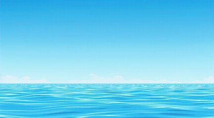 Obraz premium blue sea and sky