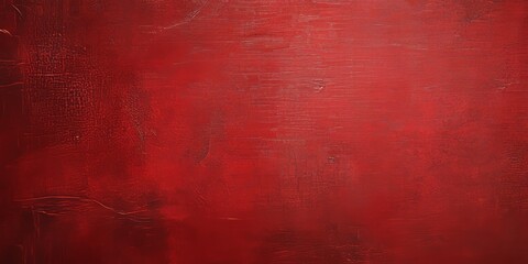 Fototapeta premium Vibrant red background featuring a unique texture, perfect for fabric and wallpaper designs. This striking red background enhances any creative project with its rich fabric like quality.