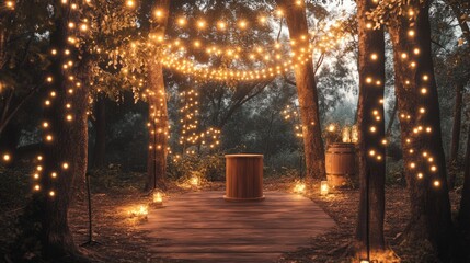 Obraz premium Empty podium for product