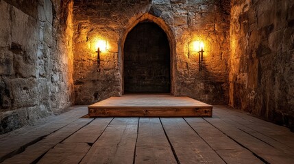 Obraz premium Empty podium for products