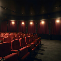 Cinema theatre before presentation