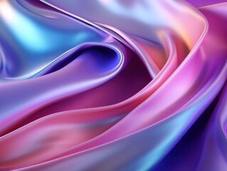 Obraz premium Gorgeous Colorful Neon Light Waves: A Vibrant Display of Dynamic Energy and Motion