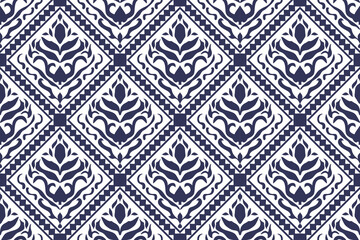 Flower seamless pattern design with beautiful flower and leaves. Flower art. floral and leaf pattern design for fabric, cotton, wallpaper, satin, gift wrap, carpet, background.	