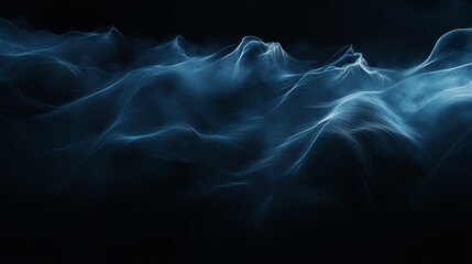 Fototapeta premium Wave-shaped lights