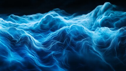Fototapeta premium Wave-shaped lights