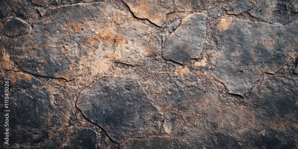 Poster abstract texture background featuring a closeup of patterned stone, highlighting intricate details o