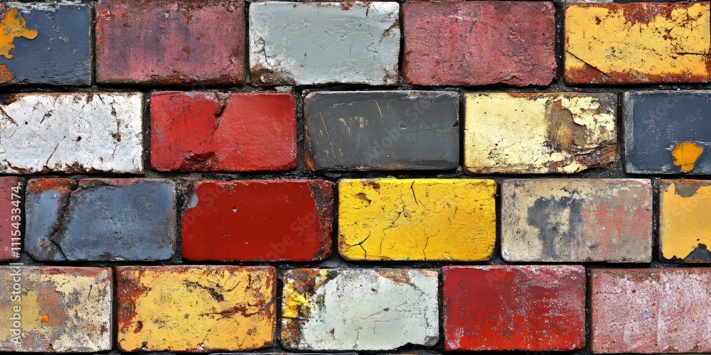 Aufkleber abstract background featuring textured brick elements, providing a visually engaging abstract backgr