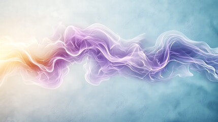 Obraz premium A mesmerizing display of swirling purple neon light, forming intricate patterns against a grainy textured background, creating an intense and visually striking design.
