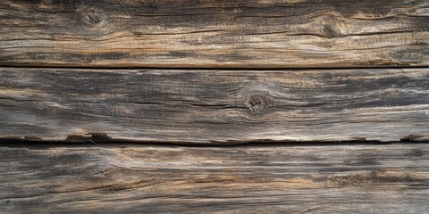 Naklejka premium Rustic and old weathered wood background, showcasing the unique textures and hues of old wood. This old weathered wood background is perfect for various creative projects and designs.