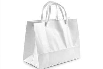 Shopping bag display retail store product photography indoor close-up minimalist design for marketing use