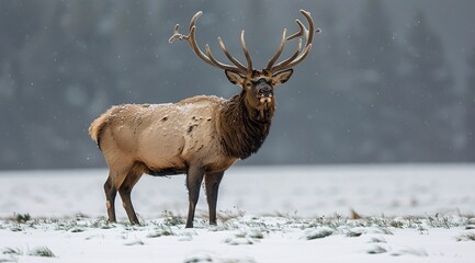 Obraz premium deer in the woods