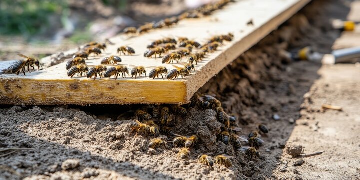 Pest control pipe system installation at a new construction foundation focuses on effective termite protection, ensuring a robust pest control solution integrated into the structure.