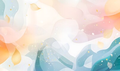 Fototapeta premium A soft pastel gradient background with abstract,generation AI