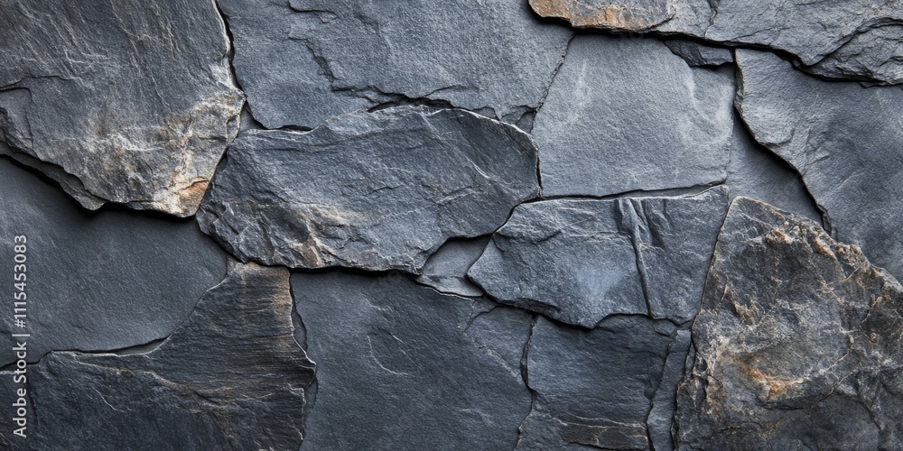 Poster industrial gray slate background texture showcasing a rich, rugged surface, perfect for adding an el