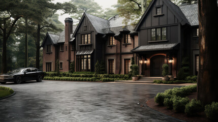 Modern Luxury Architecture and Outdoor Living Spaces with Cozy Atmosphere