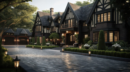 Modern Luxury Architecture and Outdoor Living Spaces with Cozy Atmosphere