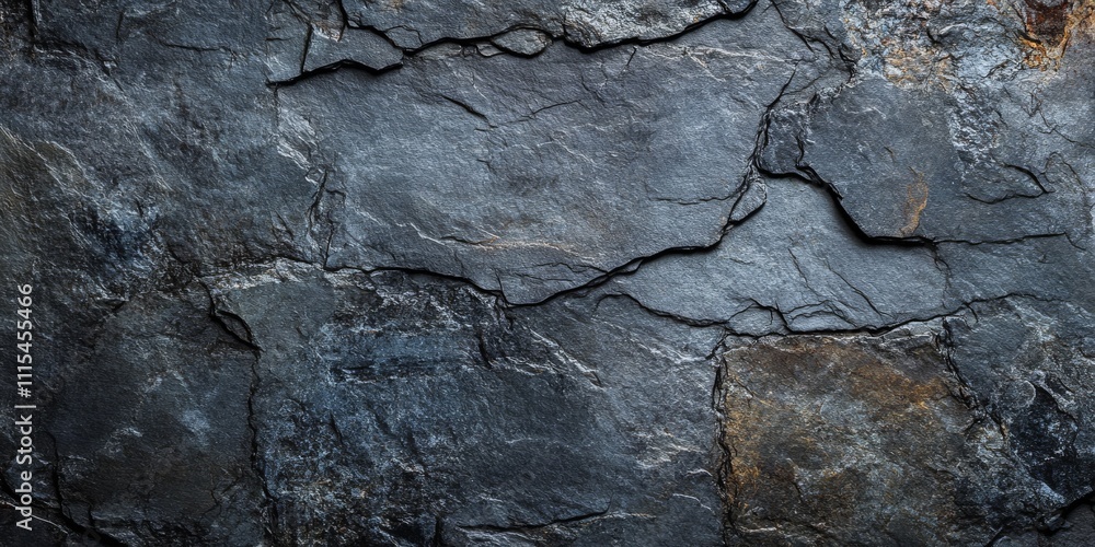 Aufkleber industrial gray slate background texture showcasing a rich, rugged surface, perfect for adding an el