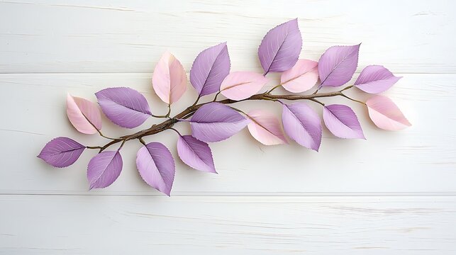 The purple leaf wreath adds a touch of sophistication and allure to any room, effortlessly elevating the aesthetic with its understated beauty and charm.