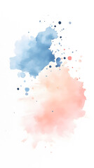Obraz premium Watercolor abstract background. Hand drawn watercolor splash