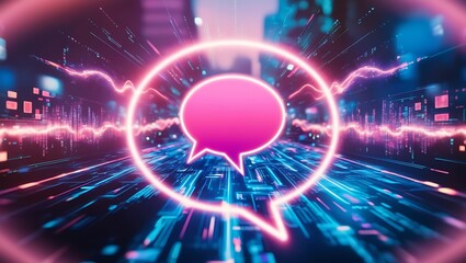 Obraz premium Ai tech background