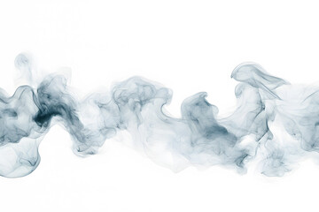 Obraz premium Watercolor smoke abstract background isolated on white