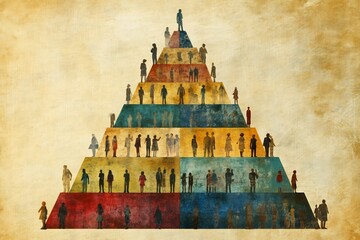 Stratification of Social Classes and Economic Hierarchy in a Conceptual