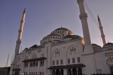 Grand Camlica Mosque in Istanbul, Turkey.