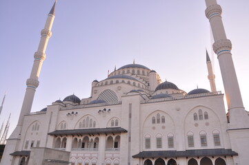 Grand Camlica Mosque in Istanbul, Turkey.