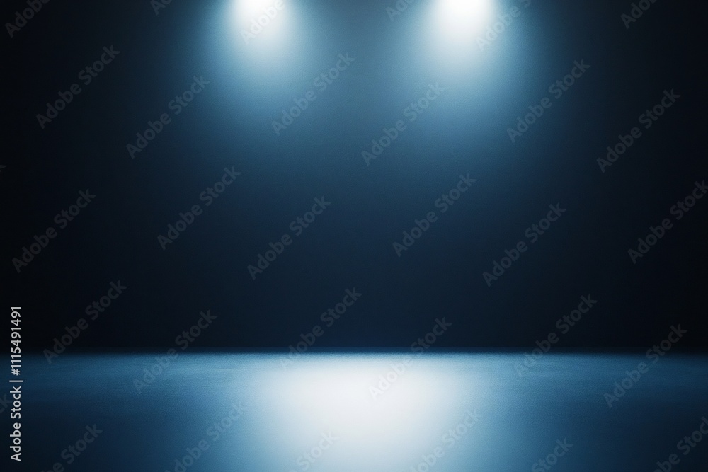 Poster subtle diffused lighting across black backdrop with soft gradients and mysterious moody ambiance