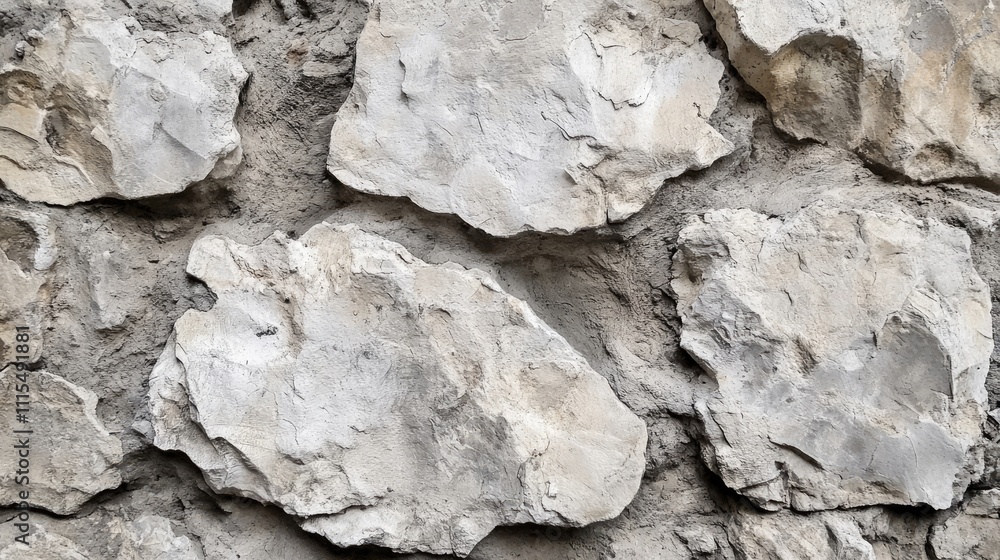 Poster bright gray texture creates a striking wall background, ideal for adding depth and interest to vario