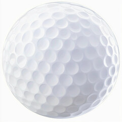 golf ball isolated on white background, golf ball texture