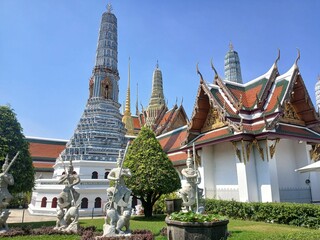 Obraz premium the art inside the Grand Palace, Bangkok