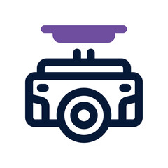 projector icon. vector dual tone icon for your website, mobile, presentation, and logo design.