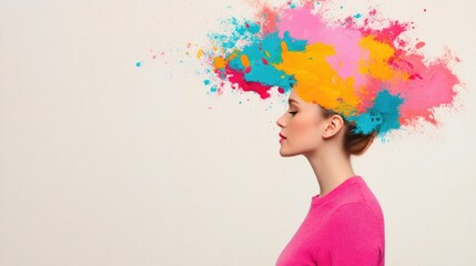 Vibrant Expression Fueling Academic Growth and Empowerment A visually captivating image symbolizing the transformative power of creativity in education