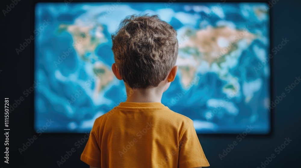 Aufkleber digital classrooms blending global learning and academic modern approach to expanding knowledge and 