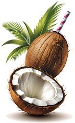 coconut and palm