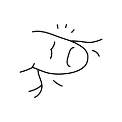 Fototapeta premium splinters household injury accident line icon vector. splinters household injury accident sign. isolated contour symbol black illustration