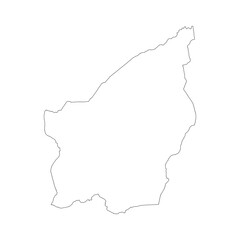 Obraz premium San Marino blank outline map