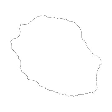 recommend clip art: Reunion blank outline map