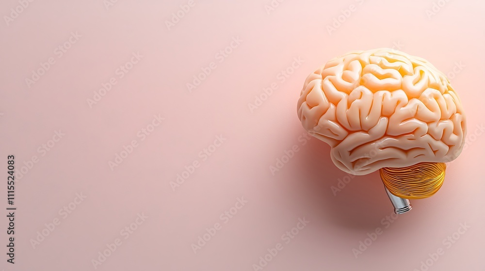 Poster intricacies of brain science digital art and macro perspectives on neuroscience concepts