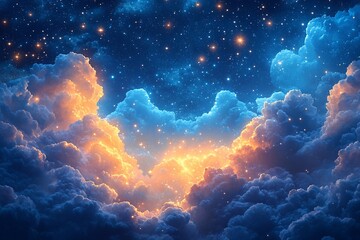 background with space