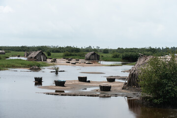 Marais salants - Ouidah, Bénin