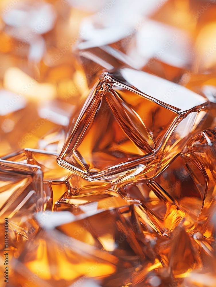 Aufkleber a microscope image capturing a detailed crystal structure used in modern material technology